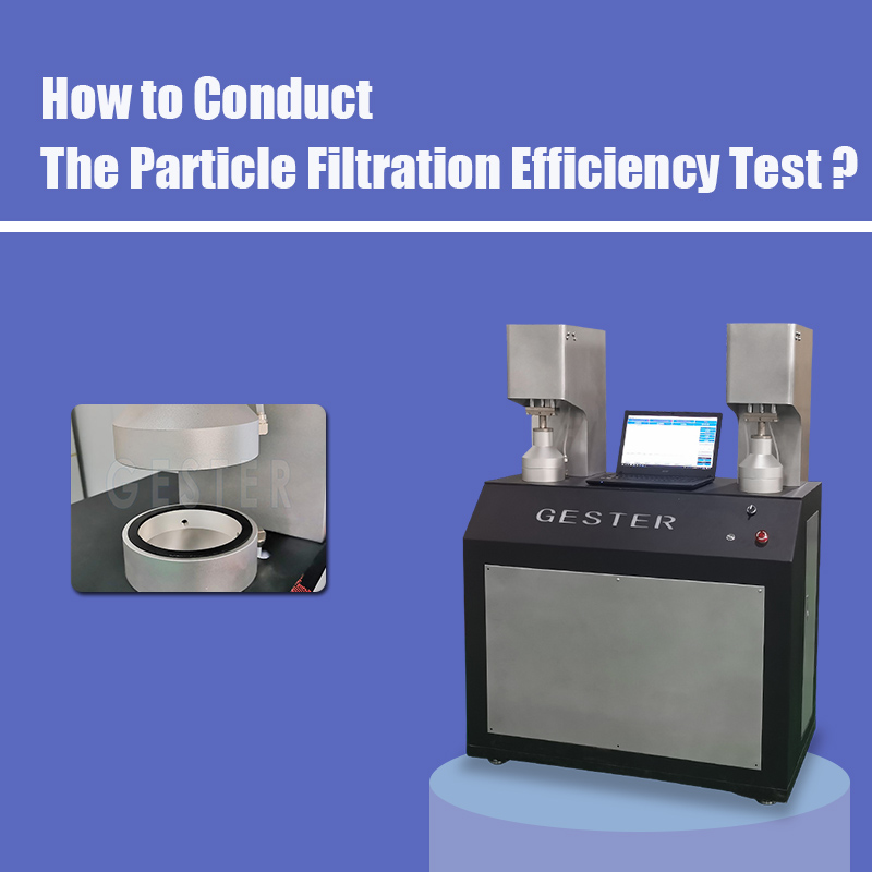 ¿Cómo realizar la prueba de eficiencia de filtración de partículas?
