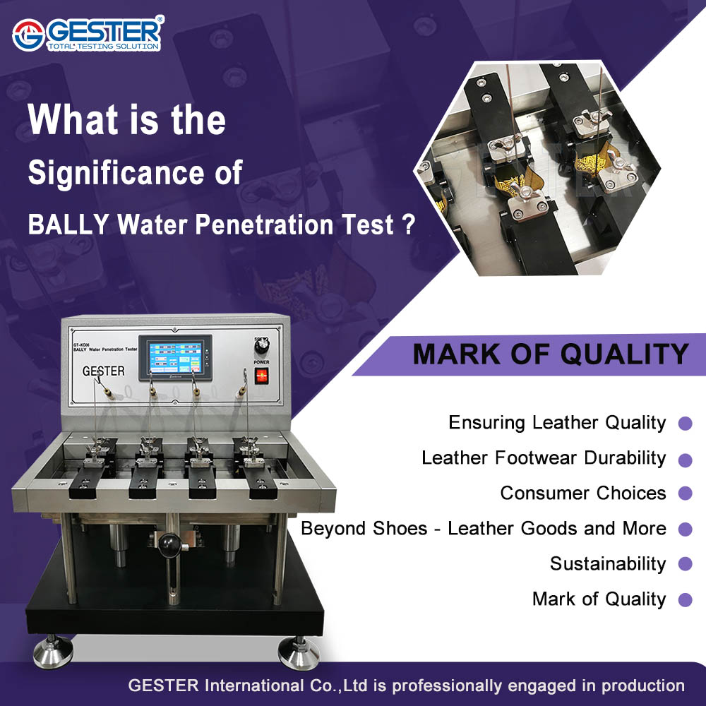 ¿Cuál es la importancia de la prueba de penetración de agua BALLY?