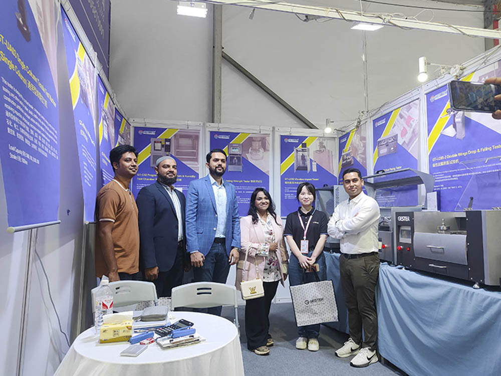GESTER Showcased Precision Footwear Testing Equipment in JIF Exhibitions Exhibition Overview From April 19th to 22nd, the 26th China (Jinjiang) International Footwear & 9th International Sports Industry Expo (JIF) was held in Jinjiang International Convention & Exhibition Center. JIF is one of the largest and most in JIF is one of the largest and most influential footwear and sporting goods trade shows in Asia fluential footwear and sports industry expositions in Asia, attracting thousands of exhibitors and tens of thousands of professional visitors every year. GESTER showcased a variety of footwear testing equipment at the exhibition, and showed our professionalism in footwear testing to the industry professionals from all over the world. Product Showcase and Technical Analysis EN Sole Flexing Tester GT-KB06 The EN Sole Flexing Tester (GT-KB06) evaluates the flexing resistance of shoe soles under continuous movement. This machine is suitable for sports shoes, safety shoes, etc. that require high durability of shoe soles. It is critical for developing footwear requiring high sole durability. Rotary Drum DIN Abrasion Tester GT-KB03 DIN Abrasion tester GT-KB03 is used to determine wear performance test of materials like elastic material, rubber, tires, conveyor belts, conveyor belts, shoe soles. Din Abrasion Tester Body paint baking processed, easy for maintenance. Universal Testing Machine for Footwear (Dual Column) GT-K01: The GT-K01 Dual Column Universal Testing Machine is another highlight of the GESTER booth. This multifunctional machine can perform a wide range of mechanical tests such as tensile, compression, bending, tearing, etc., to comprehensively evaluate the mechanical properties of footwear materials. Bally Leather Flexing Tester GT-KC10A This Bally resistance flexing tester is used to determine the resistance of a material to cracking or other types of failure at flexing creases. is applicable to all flexible materials and in particular leathers, coated fabrics and textiles used in footwear uppers. Whole Shoes Flexing Tester GT-KA01-2 The whole shoes flexing tester is used to test finished shoes, like sports shoes, casual shoes, work shoes etc. And determine its flexibility resistance It detects cracks in footwear or soles through reciprocating flexing movements at specified angles and frequencies. Programmable Temperature And Humidity Test Chamber GT-C52 The Temperature and Humidity Test Chamber prepares samples for testing. It also can be used for a variety of materials of high - low temperature alternating test. The test temperature, humidity and time can be programmed. GESTER Booth: Technology and Professional Communication During the exhibition, GESTER's booth attracted many industry players to stop by. We displayed a variety of precision instruments designed for shoe material inspection, demonstrated equipment operation on site, explained the technical principles in detail, and provided customized solution suggestions for the specific needs of different customers. After understanding the excellent performance of GESTER equipment, Several clients arranged factory visits to explore further collaboration opportunities. Technical Advantages and Industry Value The footwear testing equipment series displayed by GESTER reflects the company's many innovative breakthroughs in the field of testing technology: Standardization and accuracy: All equipment complies with international standards to ensure globally accepted test results. Intelligent: Our testing instruments are equipped with touch screen control interface and data storage function, which improves the operation convenience and data management efficiency. Durability: Selection of high-quality materials to ensure that the equipment can still maintain stable performance under long-term high-frequency use. Our footwear testing instruments help manufacturers improve product quality consistency and reduce quality risk costs. Future Prospects Following the live demonstration, the client immediately arranged a factory inspection, hoping to have a more comprehensive understanding of GESTER's instruments, which fully proved the customer's recognition of GESTER's technical strength. Looking ahead, GESTER will continue to increase its R&D investment in the field of footwear testing, combining automation and intelligence to jointly promote the development of testing standards and technology in the industry. In the next phase, the company will also appear in many industry exhibitions around the world to continuously promote innovative testing technology solutions.