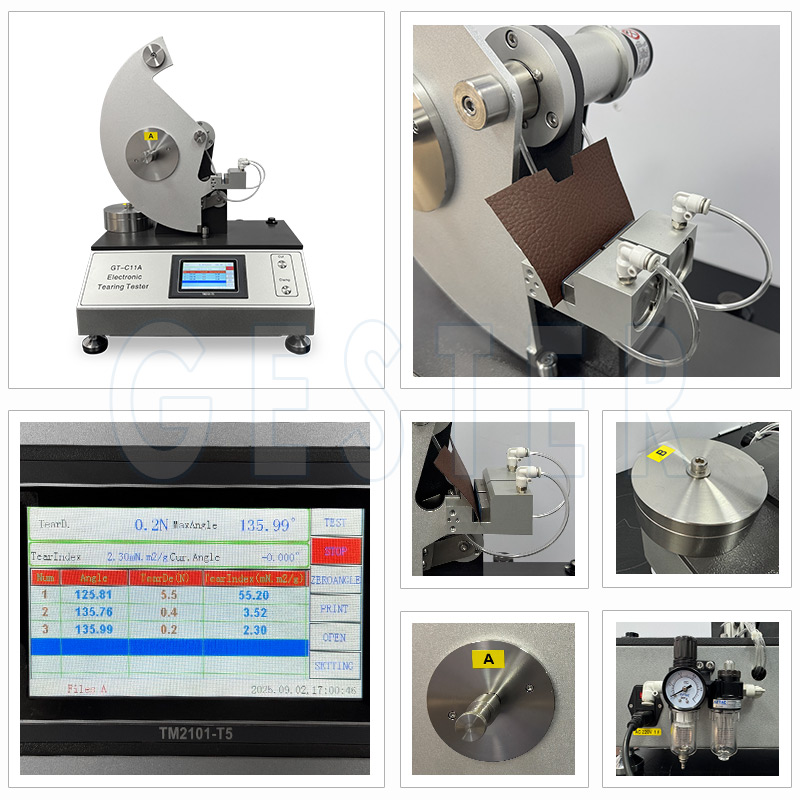 Electronic Elmendorf Tearing Strength Tester GT-C11A Electronic Elmendorf Tearing Strength Tester GT-C11A