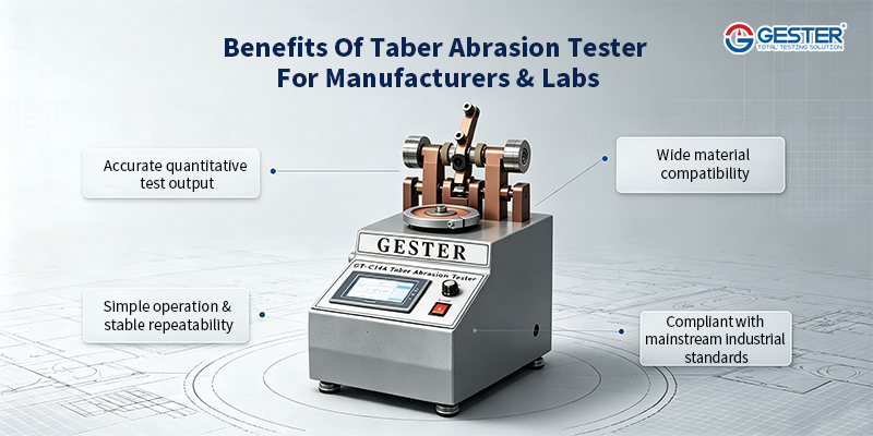 Benefits Of Taber Abrasion Tester For Manufacturers & Labs