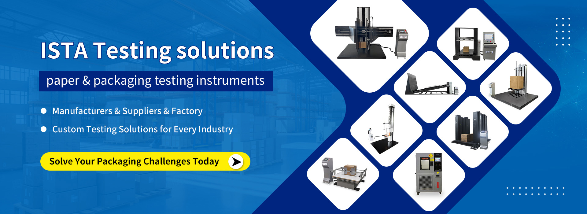 ISTA packaging testing machine