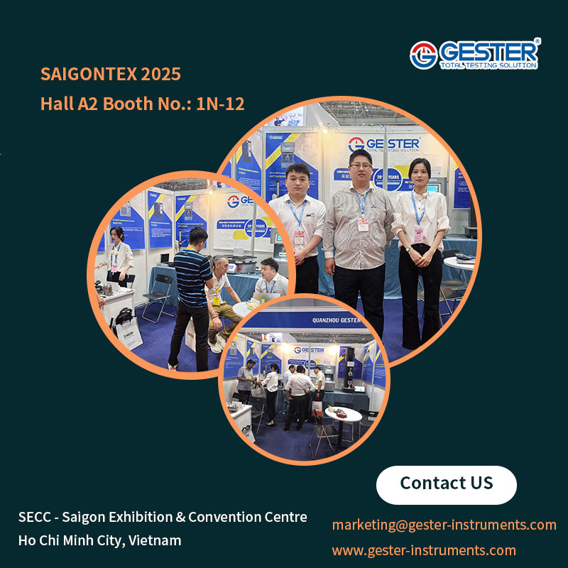 GESTER en SAIGONTEX 2025: Equipos avanzados de prueba textil para el aseguramiento de la calidad