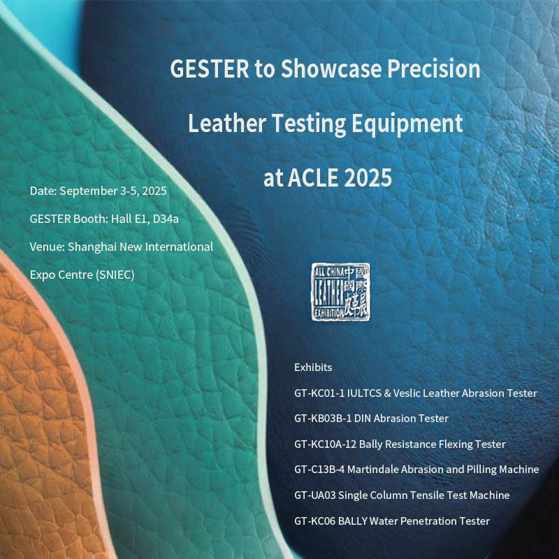 GESTER presentará equipos de precisión para pruebas de cuero en ACLE 2025