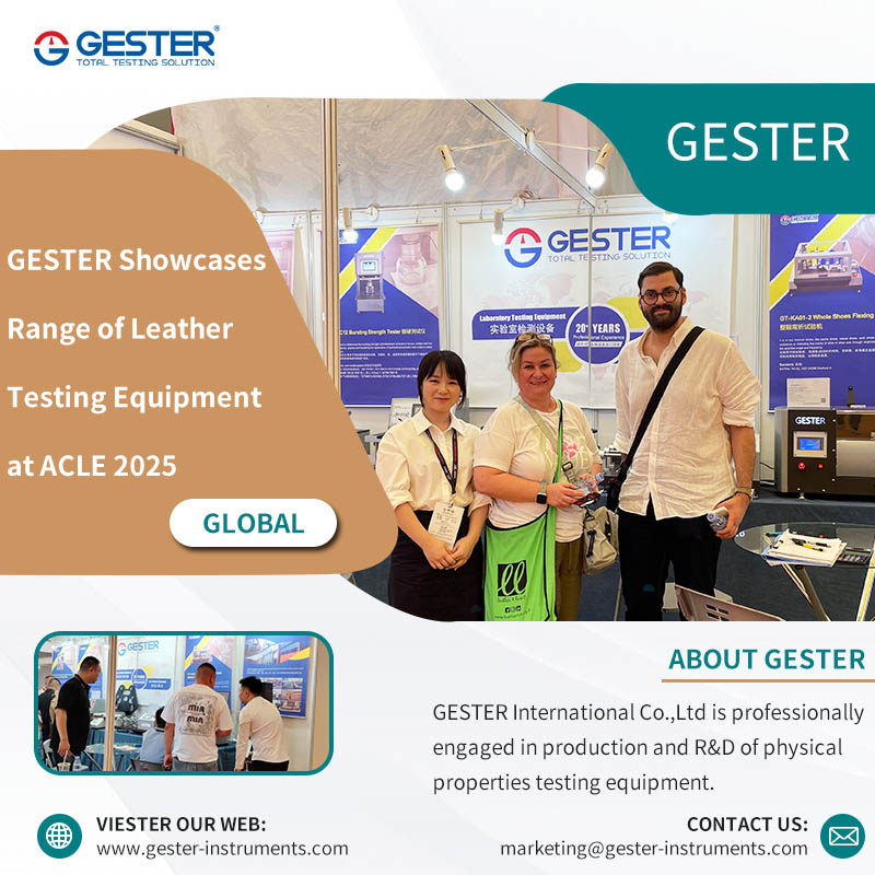 GESTER presenta su gama de equipos de prueba de cuero en ACLE 2025