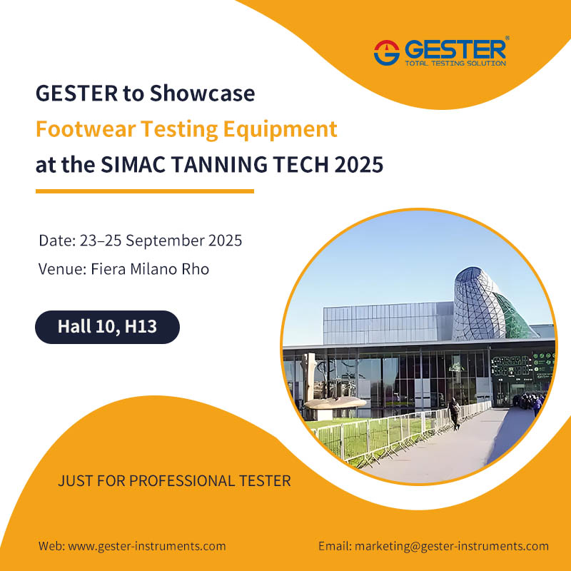 GESTER presentará equipos de prueba de calzado en SIMAC TANNING TECH 2025