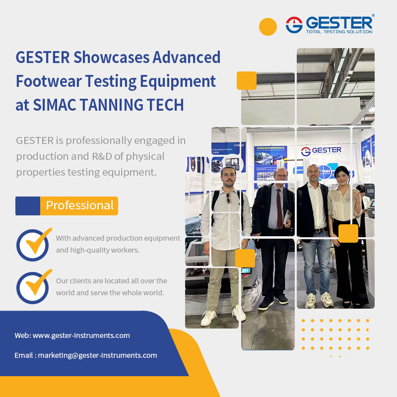 GESTER presenta equipos avanzados para pruebas de calzado en SIMAC TANNING TECH 2025