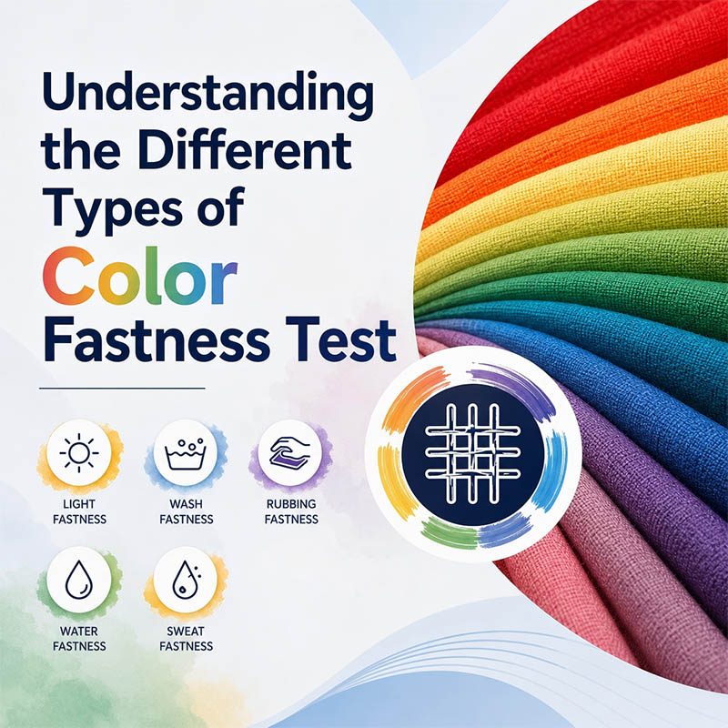 Comprender los diferentes tipos de pruebas de solidez del color