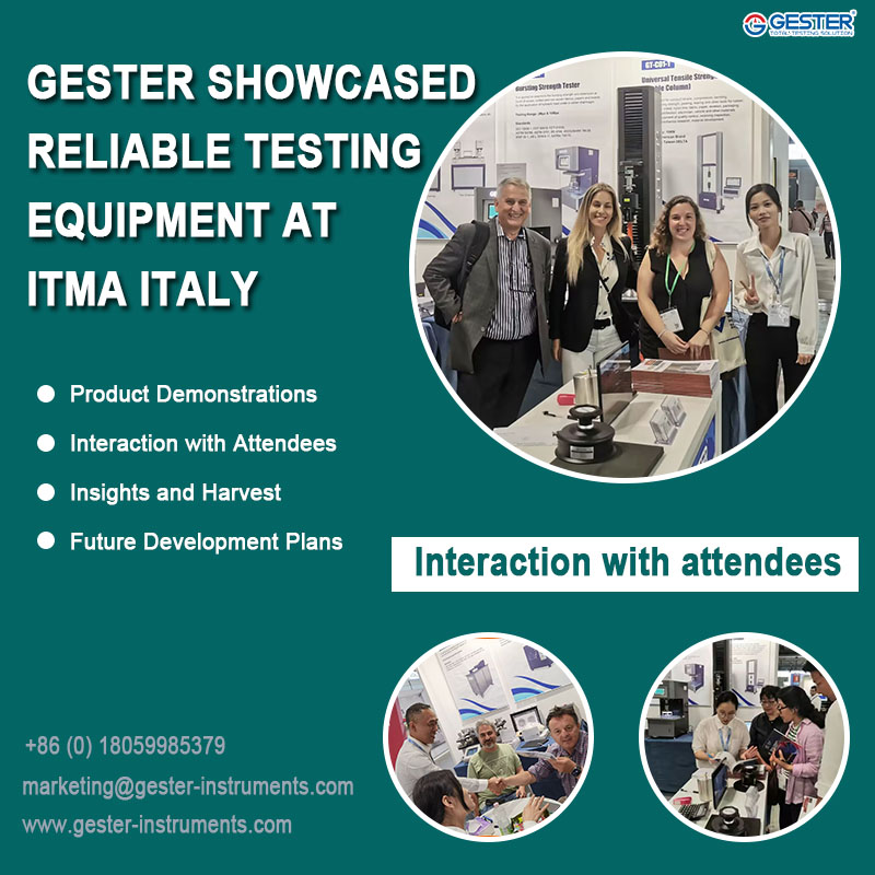 GESTER exhibió equipos de prueba confiables en ITMA Italia
