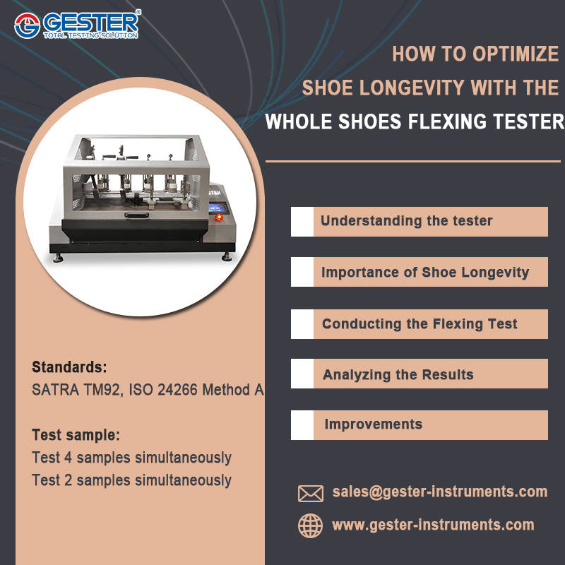 Cómo optimizar la longevidad del calzado con el probador de flexión de zapatos completos
